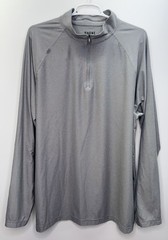 RHONE Session Men’s Gray 1/4 Zip Logo Beach Outdoor Athletic Casual XXL
