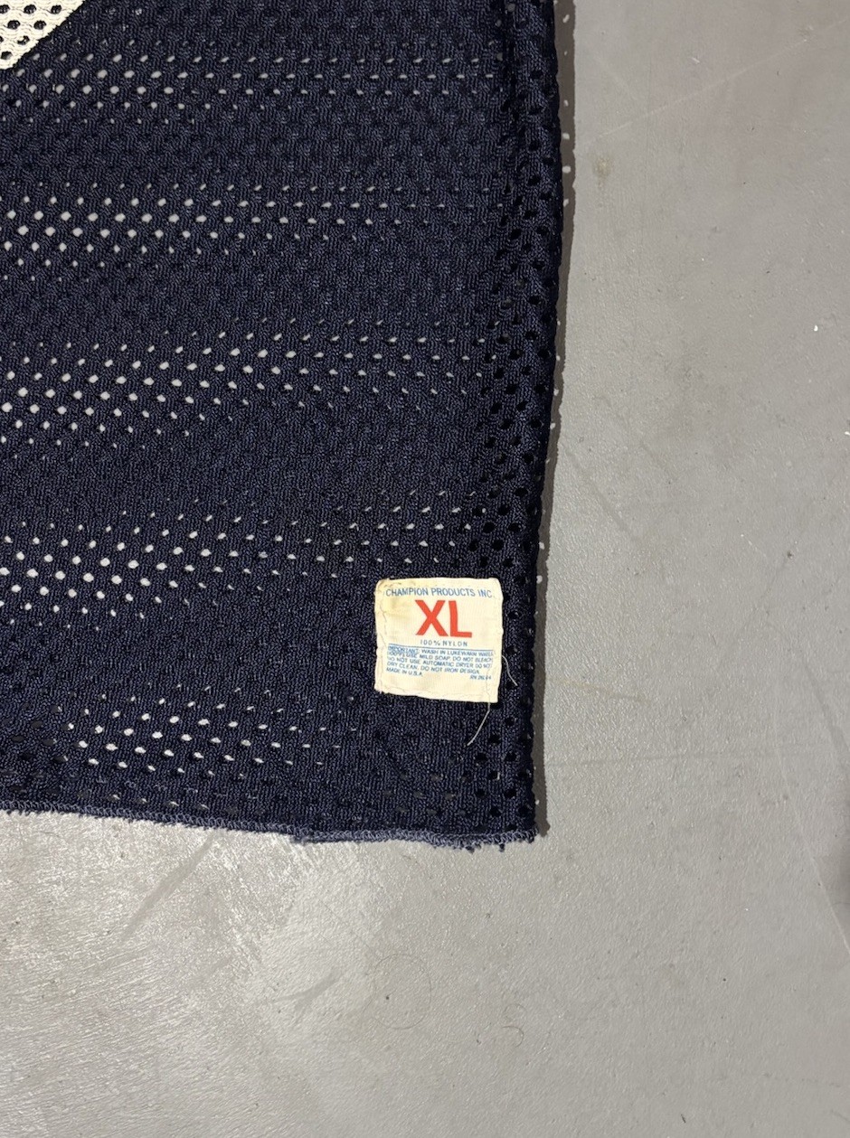 Vintage Champion Football Practice Jersey Mesh 60s 70s Size XL Navy Blue gallery