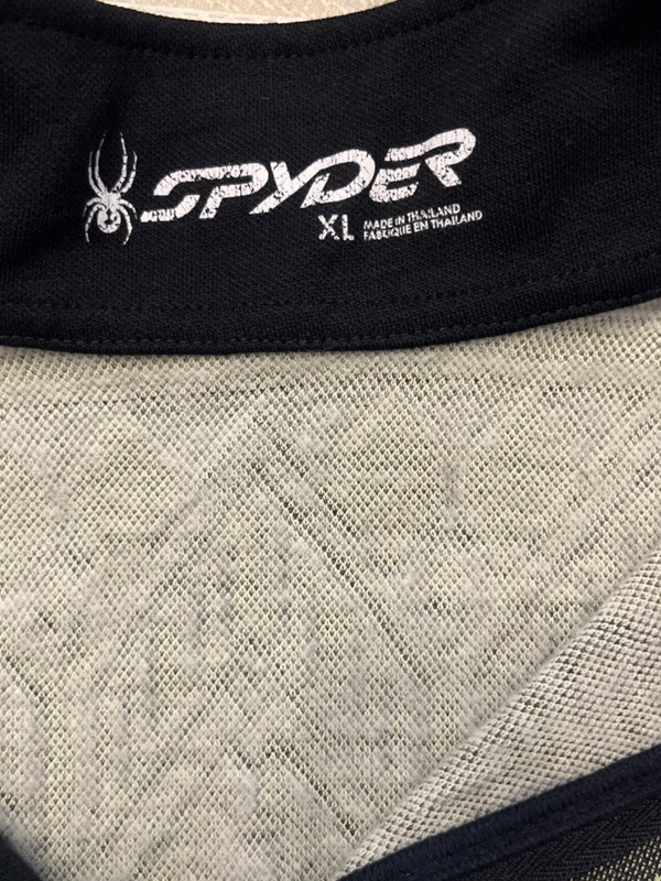Spyder throwback thermastretch midlayer top mens xl mens gallery