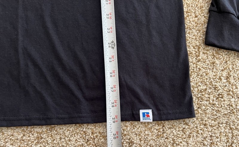 Russell Athletic Men’s Long Sleeve T-Shirt Black Size L gallery