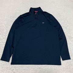Vineyard Vines Sweatshirt Men Medium Navy Quarter Zip Performance Stretch