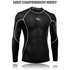 Mens Compression Armour Base Layer Top Long Sleeve Thermal Gym Sports Shirts UK