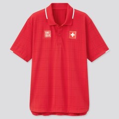 Uniqlo Roger Federer RF 2021 Olympics Tokyo Japan DRY-EX Polo Tennis Shirt L NWT