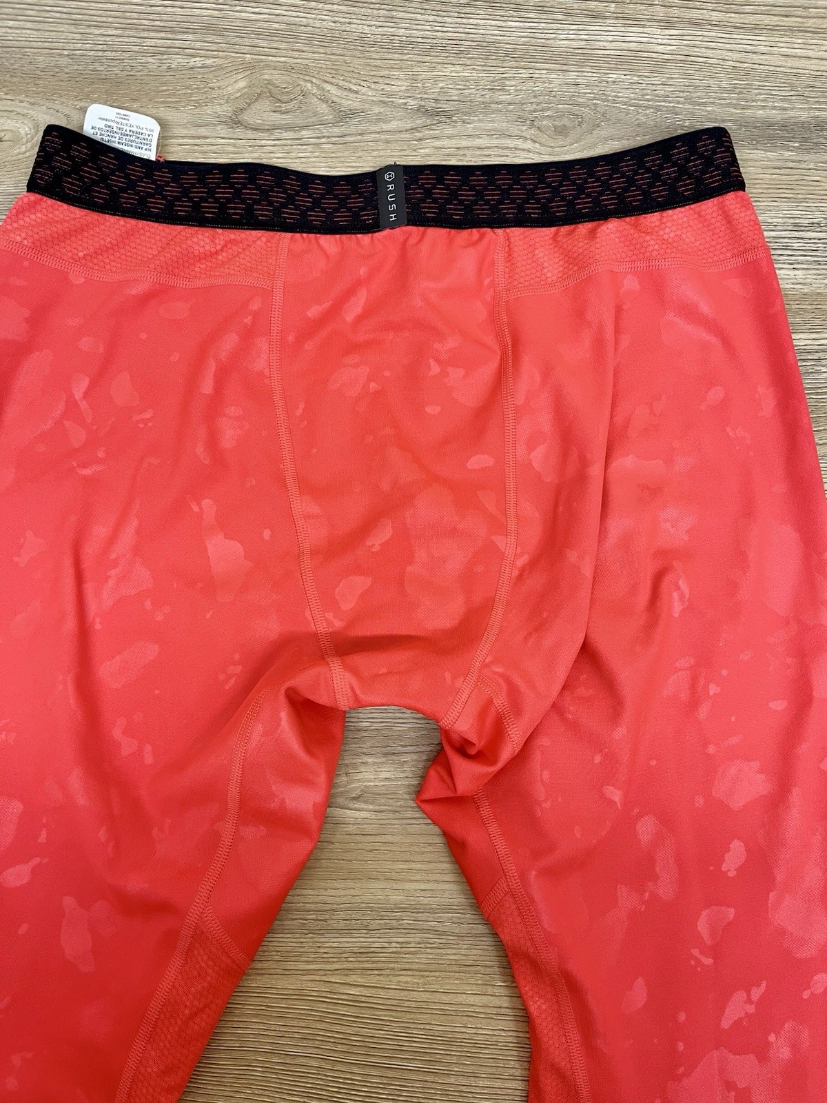 Under Armour Men’s Compression Heat Gear Celliant Leggings Orange Black Size XL gallery