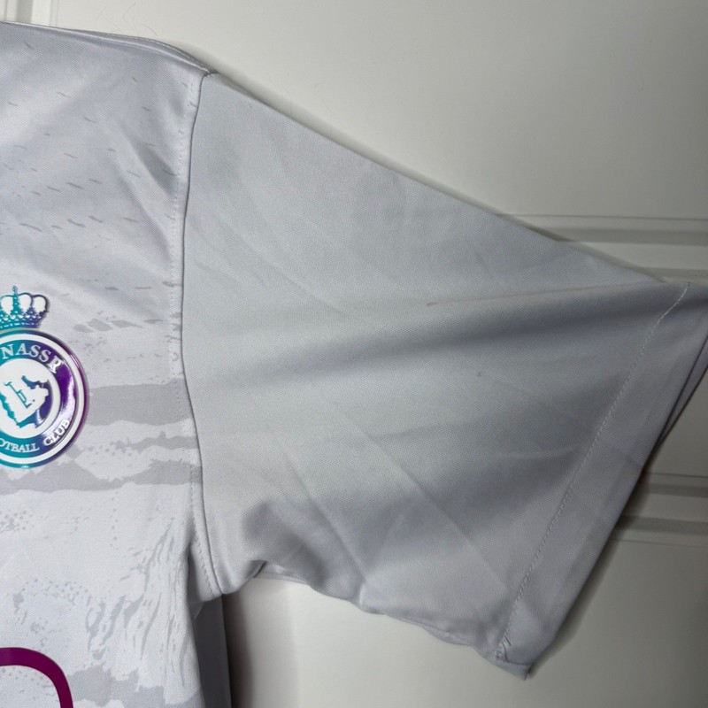 Nike Al-Nassr FC Away 2023/24 Jersey Mens M White Iridescent 13 Saudi Arabia kit gallery