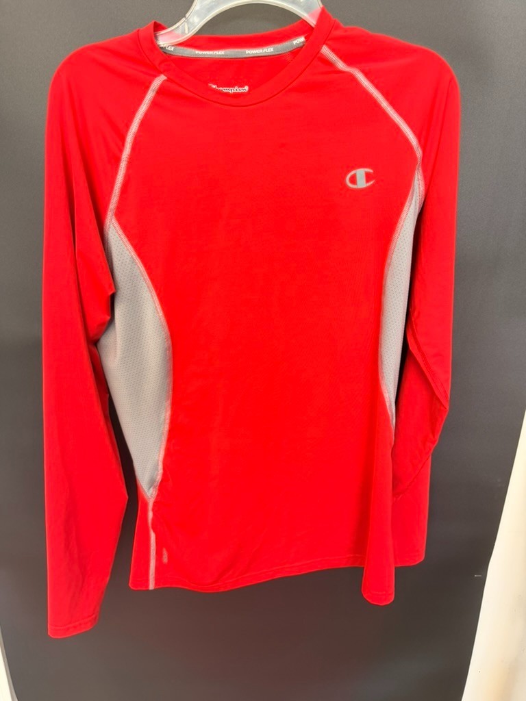 Champion Powerflex Gear Men’s Long Sleeved Shirt Red and Grey Size XL gallery