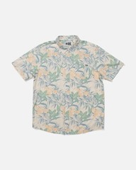 Salty Crew Crew Short Sleeve Button Up Men’s Shirt, Off White, X-Large