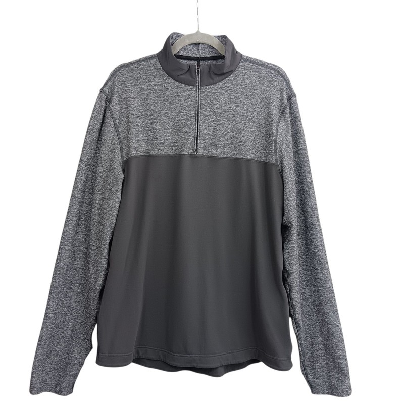 Lululemon Sprint Zip Heathered Soot Jacket Mens 1/4 Zip Performance Gray Workout gallery