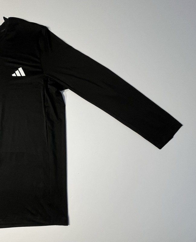 NWOT - Adidas Train Essentials Long Sleeve Performance Shirt XL Black gallery