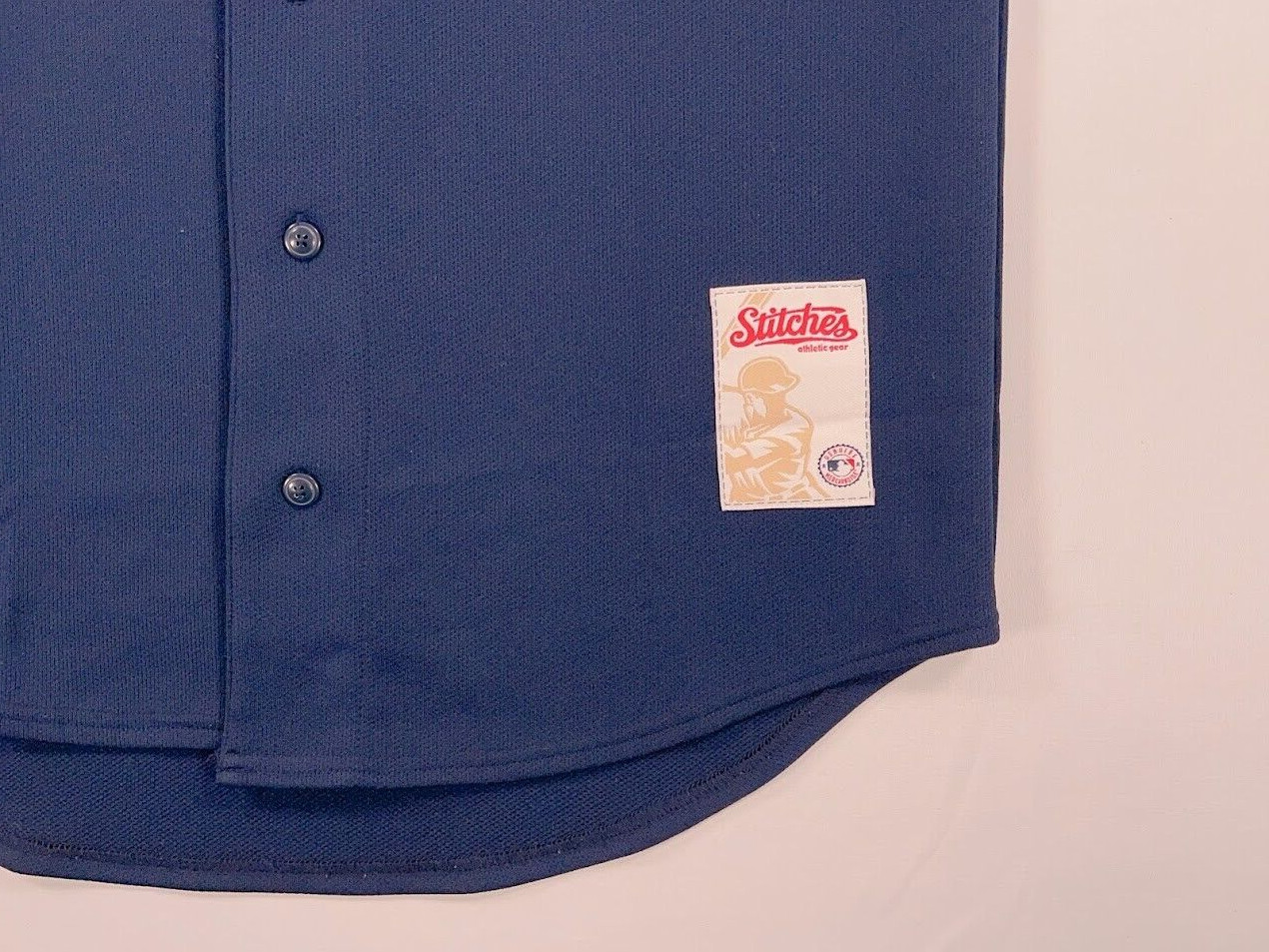 Boston Red Sox Blank Blue Jersey Size Small Baseball MLB Major League Ball gallery
