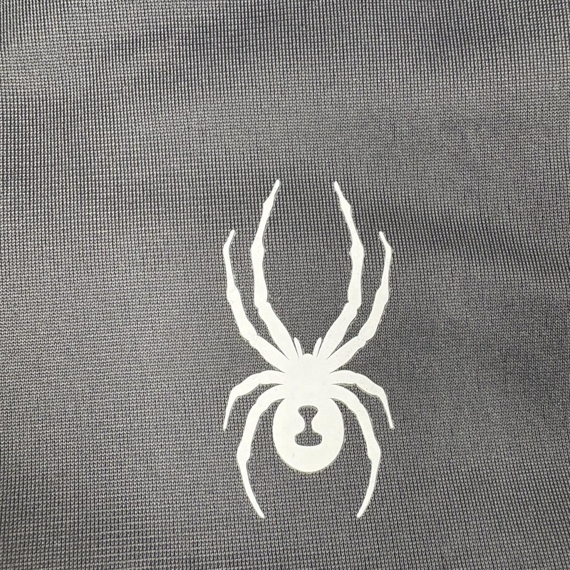 Spyder Pullover Mens M Gray Full Zip High Neck Lightweight Moisture Wicking gallery
