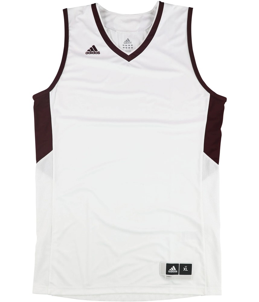 Adidas Mens Two-Tone Jersey, whtburg, L