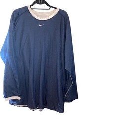 SHIRT LONG SLEEVE Nike Reversible Blue and White Workout Gear XL Extra Large