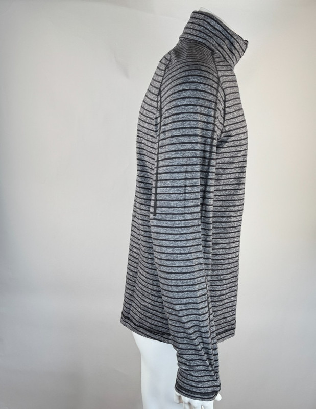 Lululemon Surge Warm 1/2 Zip Pullover Mens L? EUC Stretch Rulu Long Sleeve Gray gallery