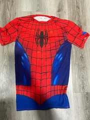 Under Armour HeatGear Spider-Man Marvel Compression T-Shirt Men’s M Red Blue