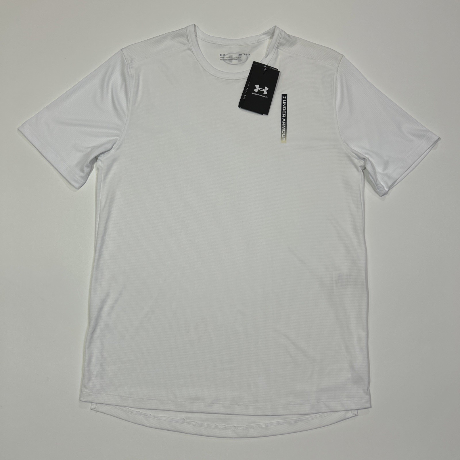 Under Armour CoolSwitch T-Shirt Mens Small NWT White Loose Fit HeatGear Gym gallery