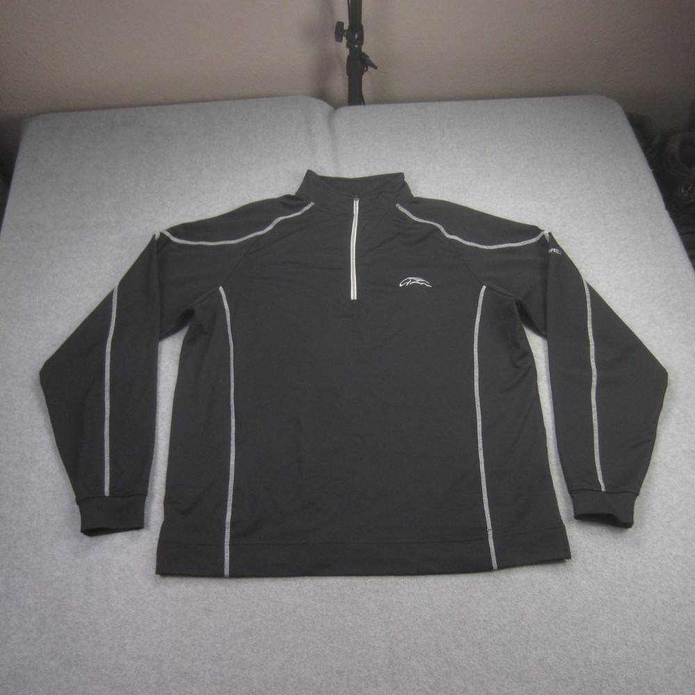 FootJoy Pullover Mens Medium Black Quarter Zip Golf Performance Stretch