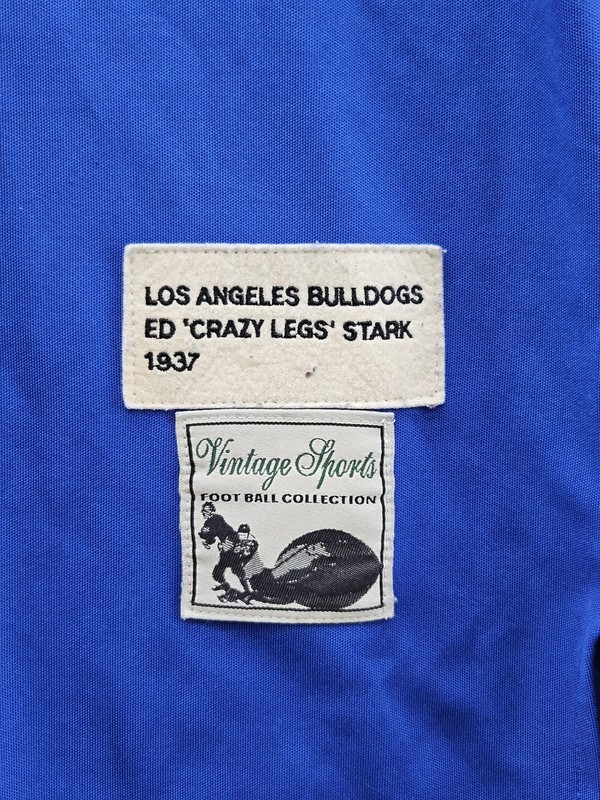 Vintage Sports Shirt Mens EU 56 Blue Football Jersey 3/4 Sleeve Pullover gallery