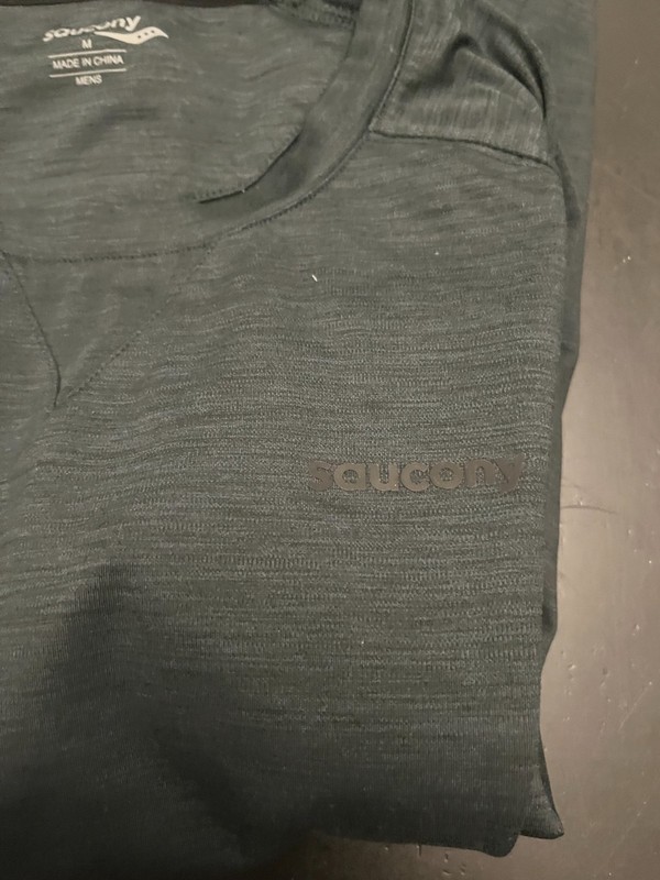 Saucony athletic mens top medium gray gallery