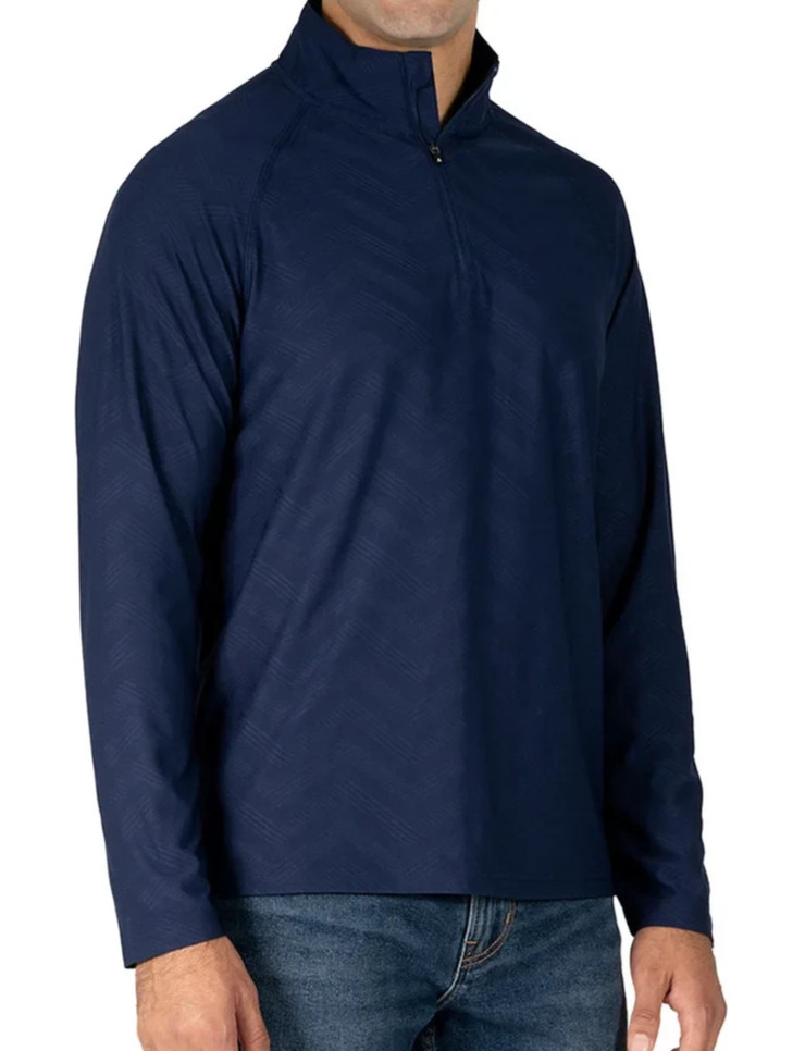 Gerry Men's Active Quarter Zip Top COLOR BLUE SIZE XL gallery
