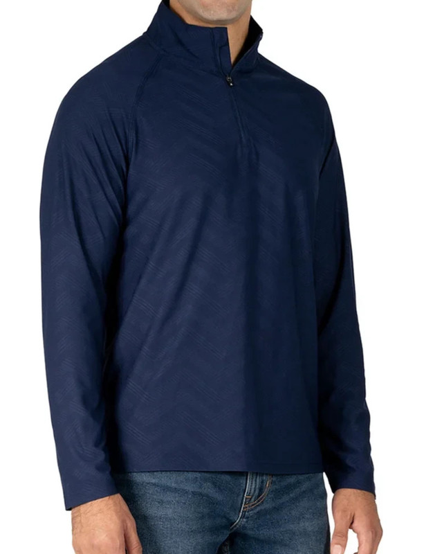 Gerry Men's Active Quarter Zip Top COLOR BLUE SIZE XL gallery