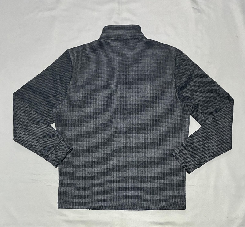 Vineyard Vines Pullover Mens Medium Gray Houndstooth 1/4 Zip Performance gallery