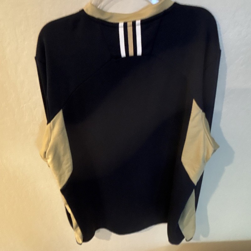 UC DAVIS Climalite Men's Long Sleeve Navy Gold Polyester Logo Activewear Top gallery