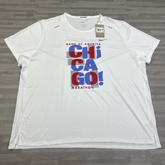 Nike Dri-FIT 2023 Bank of America Chicago Marathon Run Top Mens 3XL White $55