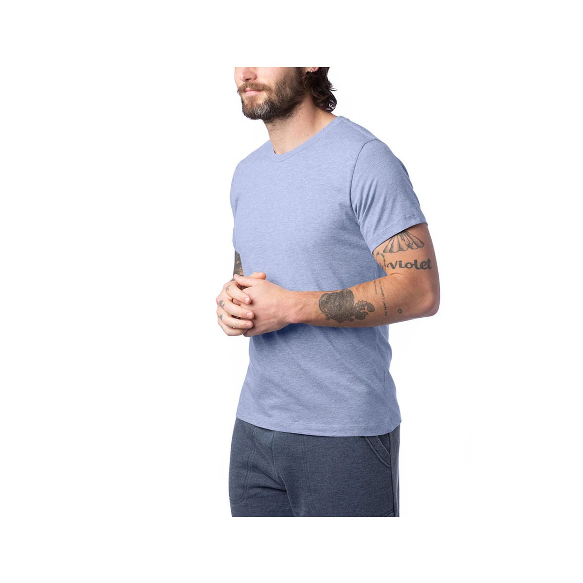 Alternative Men's Go-To Tee 1070CV Light Blue SZ XS-3XL Brand New gallery