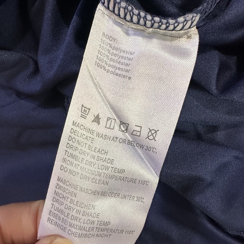 Baleaf Men's Navy Performance Hooded Long Sleeve Top Size L gallery