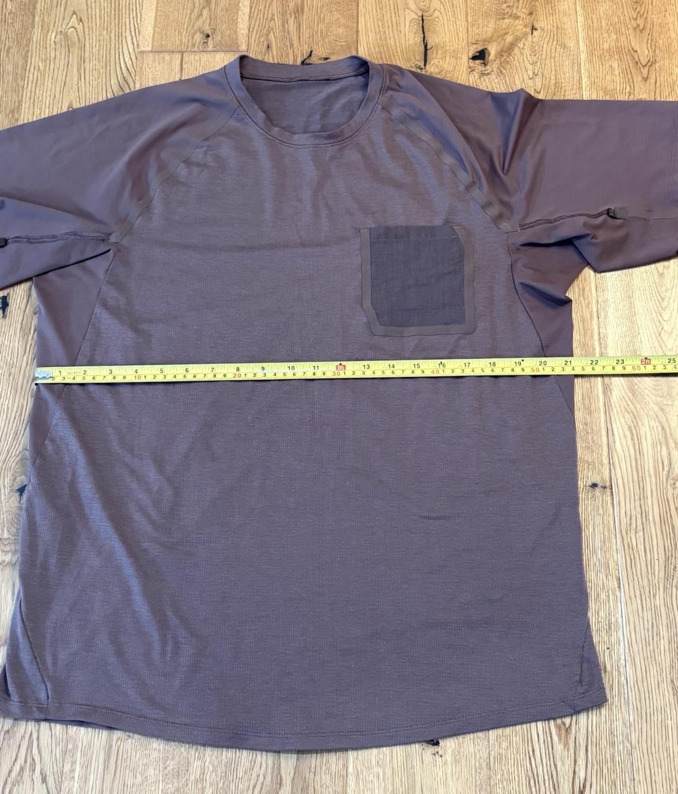 Lululemon Men’s Ventilated Hiking Shirt Short Sleeves Dark Oxide Large gallery