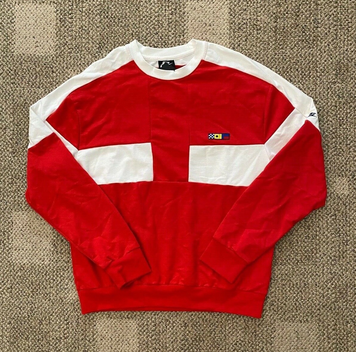 Nike Crew Sweatshirt Shirt Top Reissue French Terry DA0372-657 $110 Men's L gallery