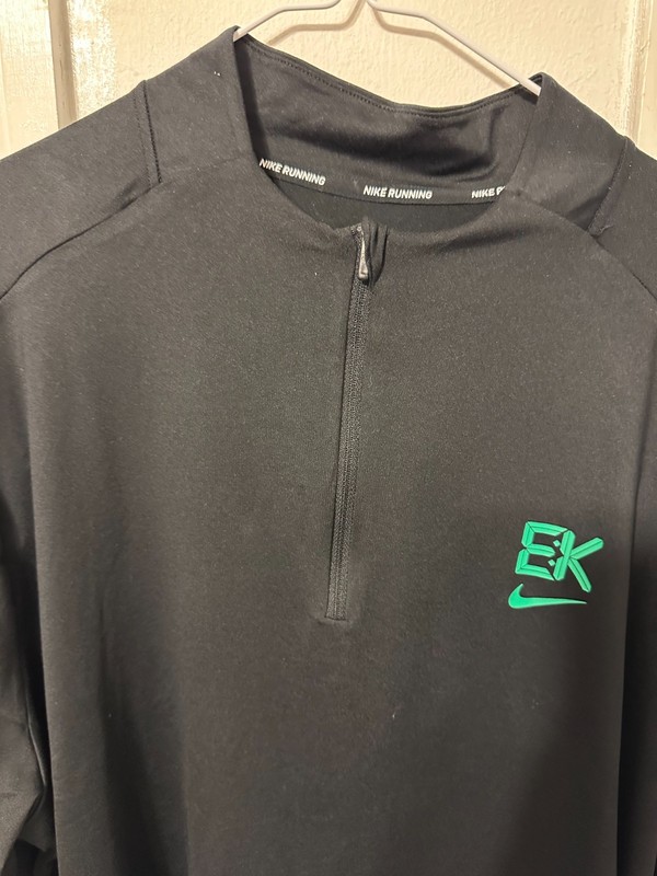 Nike EK Collection Mens Running Dri-Fit Long Sleeve Reflective Shirt ~ Black XXL gallery