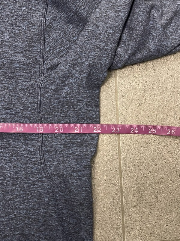 Lululemon Rolu Mock Neck Shirt Men's Large Blue Long Sleeve Pocket LM3DDXS gallery