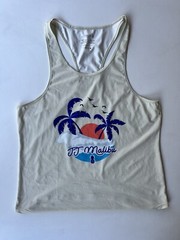Can’t Touch This Cactus Tank Top Small Pink Stretch Shirt Racerback Oversize