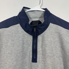 Under Armour Unstoppable Short Sleeve 1/4 Zip Mens XL Gray Blue Athleisure Gym