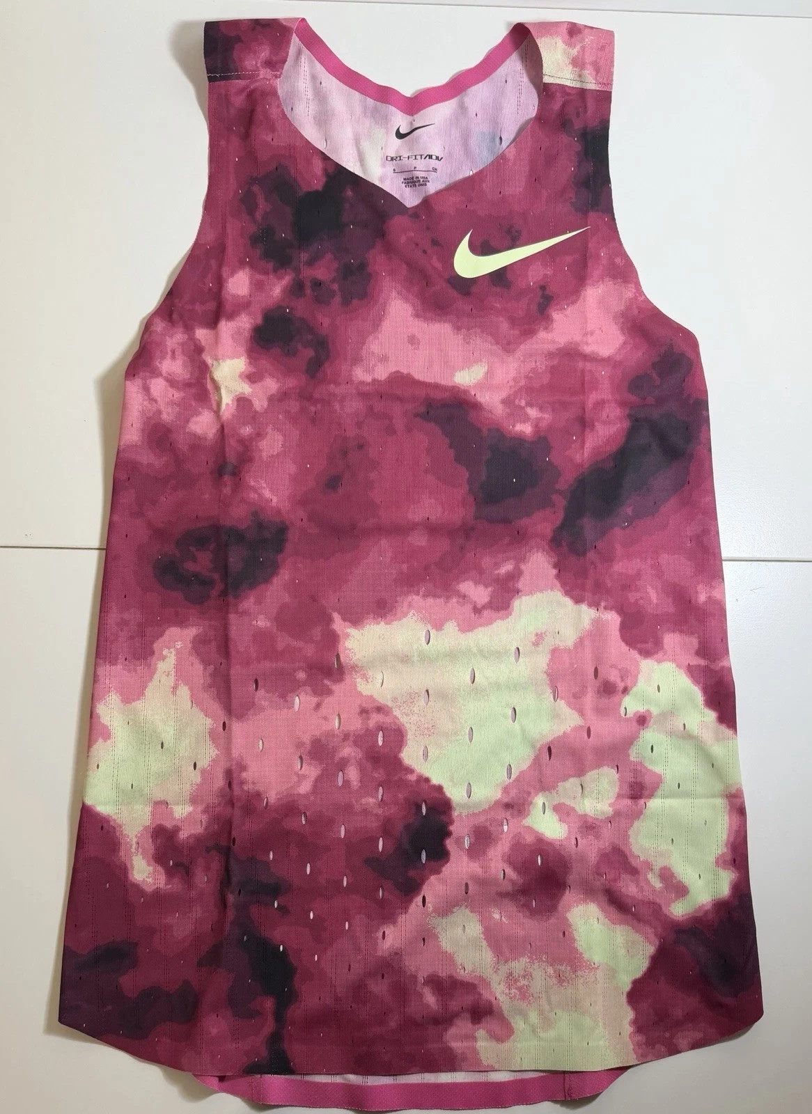 Nike 2024 Pro Elite Running Singlet Dri-Fit ADV Size Small S FD5782-617 gallery