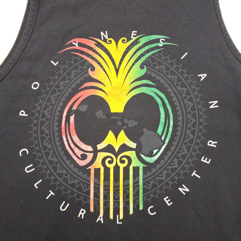 Polynesian Cultural Center Tank Top Mens Black Graphic XL Hawaii Cotton gallery