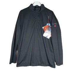 SCOTTeVEST Qzip Performance 1/4 Zip Pullover L Google Long Sleeve Zip Pockets