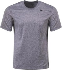 NWT Mens Nike Team Legend Short Sleeve Crew Shirt Grey DV7299-091 Sz XL