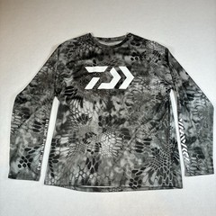 Huk Shirt Mens XL Gray Kryptek Tatula Performance Fishing Outdoor Long Sleeve
