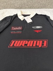 Jordan Essentials Long-Sleeve Rugby Top Large Black HF9323-010 NWT $95