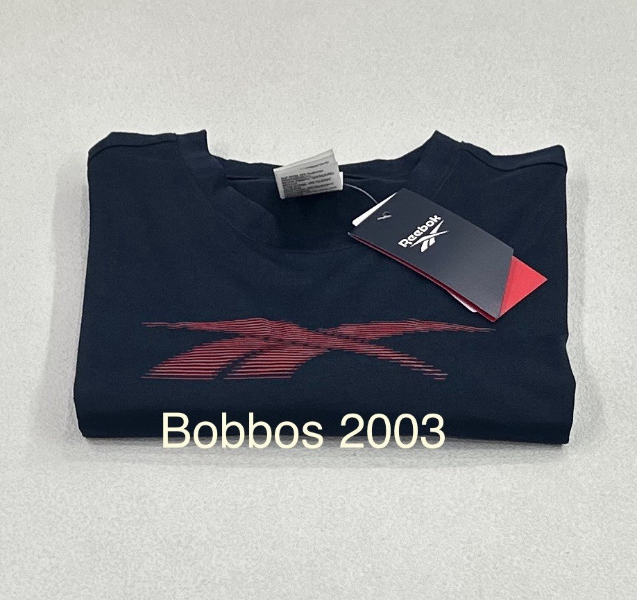 Reebok Men’s Front Vector Performance Tee, Blue Solid, Size S gallery