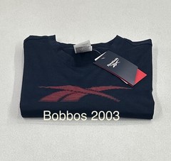 Reebok Men’s Front Vector Performance Tee, Blue Solid, Size S