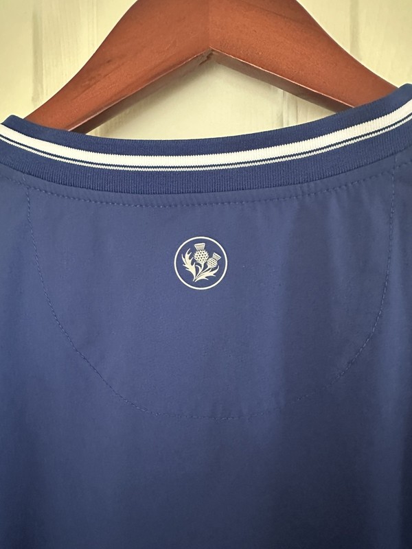 Donald Ross 2XL Golf Pullover V-Neck Wind Shirt Blue Nylon NWOT MSRP $155 gallery