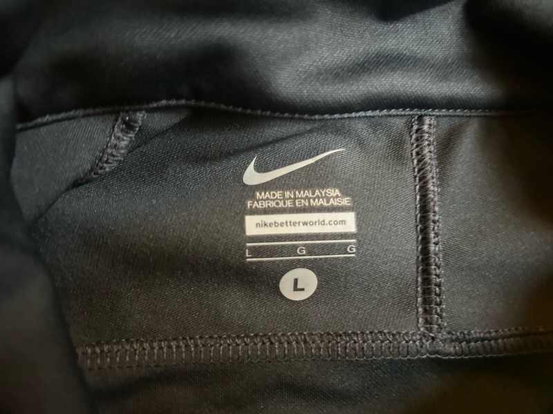 Nike 1/4 Zip Pullover Men’s L Large Black/Fluorescent Yellow Sweatshirt Jacket gallery