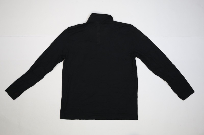 Grunt Style Pullover Mens Large Black 1/4 Zip Long Sleeve Military Tactical Top gallery
