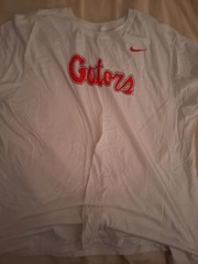 Nike The Nike Tee Gators Graphic Print Men’s 3XL Athletic Fit White T-Shirt