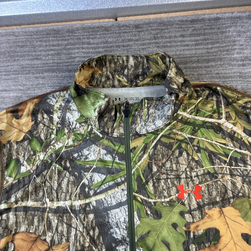 Under Armour Sweater Mens 3XL XXXL Scent Control Camo Hunting Heatgear gallery