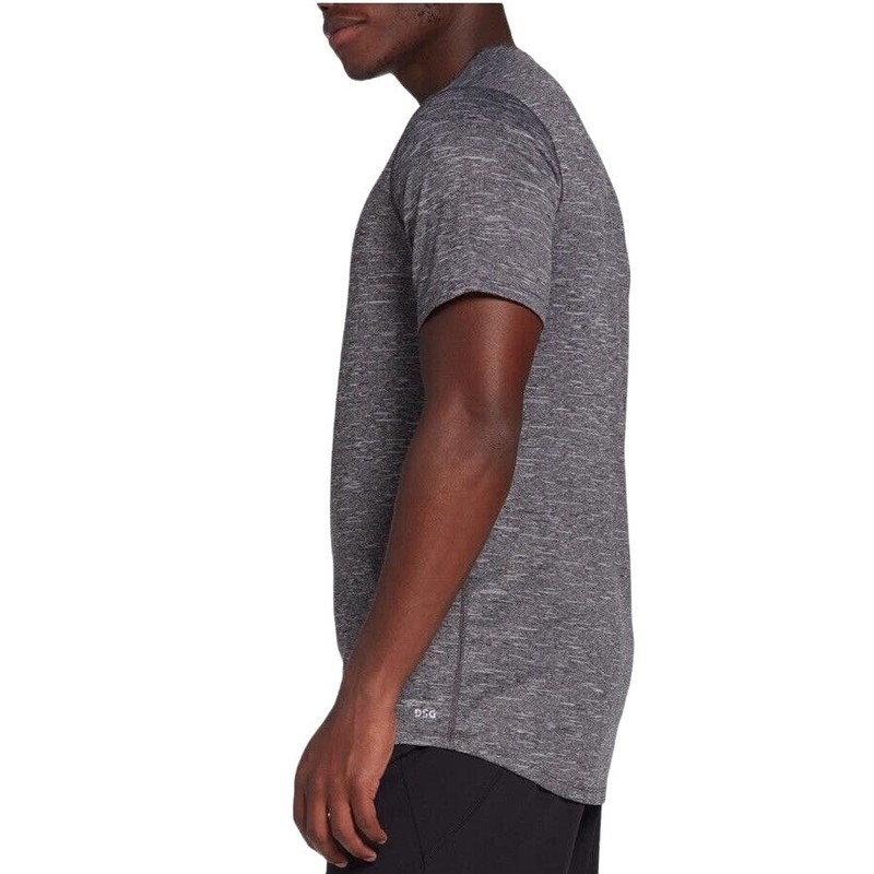 NEW DSG Static Texture Performance Tee Short Sleeve Pure Black/Pure White Mens M gallery